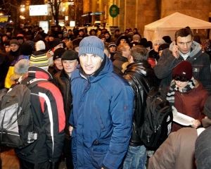 Володимир Кличко уночі надихав Євромайдан (+фото)