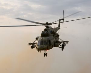 В РФ упал вертолет Ми-8, экипаж погиб В РФ упал вертолет Ми-8, экипаж погиб
