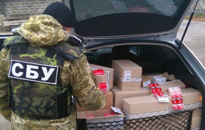 На Донбассе перехватили контрабанду для боевиков на 4,5 млн грн