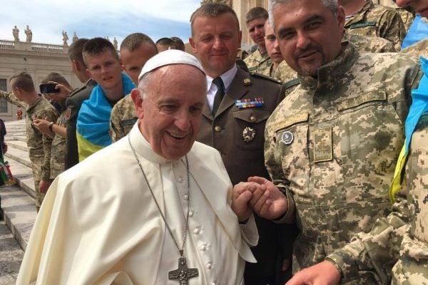 Бійці АТО на аудієнції Папи Римського у Ватикані