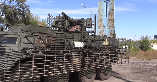 Бойцы ООС получили новый украинский БТР Буцефал Бойцы ООС получили новый украинский БТР Буцефал
