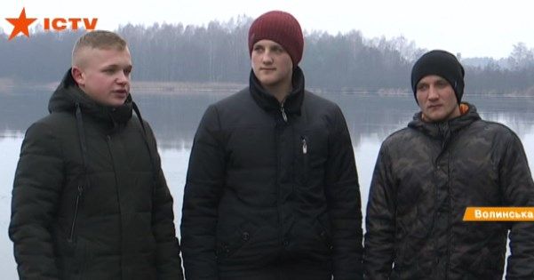 Тонкий лед ушел под воду: как на Волыни ребята спасли товарища