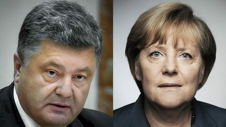 Порошенко Меркель