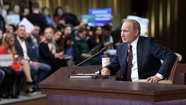 Путін не визнав дочок – прес-конференція 2019