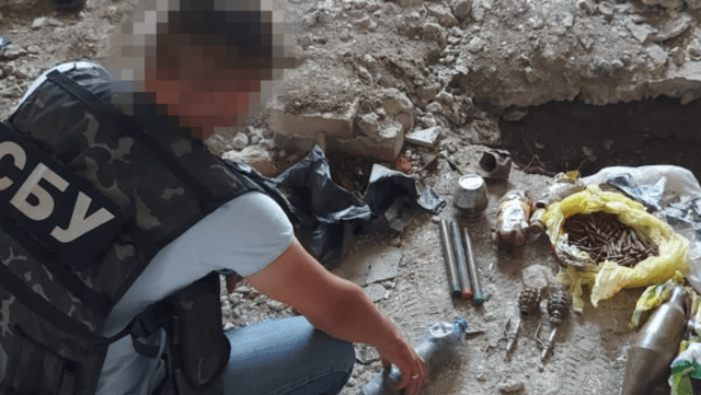 Схрон бойовиків на Луганщині