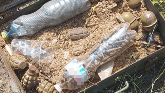 Схрон бойовиків на Луганщині Схрон бойовиків на Луганщині