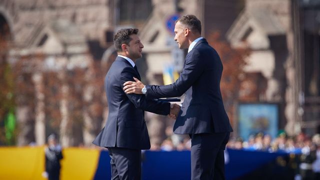 45 — это лишь первый тайм: Зеленский поздравил Шевченко с днем рождения Володимир Зеленський та Андрій Шевченко