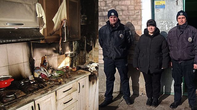 Мати благала про допомогу: двоє братів-поліцейських врятували немовля з пожежі Мати благала про допомогу: двоє братів-поліцейських врятували немовля з пожежі