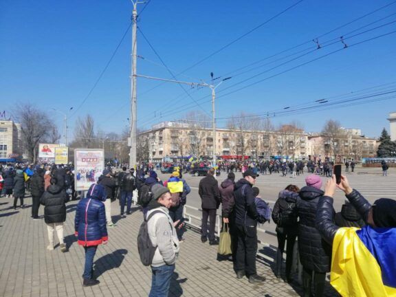 Акція протесту в Херсоні