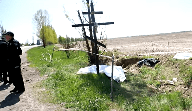 На Київщині знайшли ще одне масове захоронення, серед загиблих – іноземець Могила Макарів