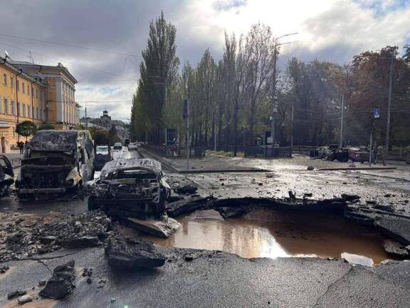 Звернення Володимира Зеленського – ракетні удари РФ по території України від 10 жовтня 2022