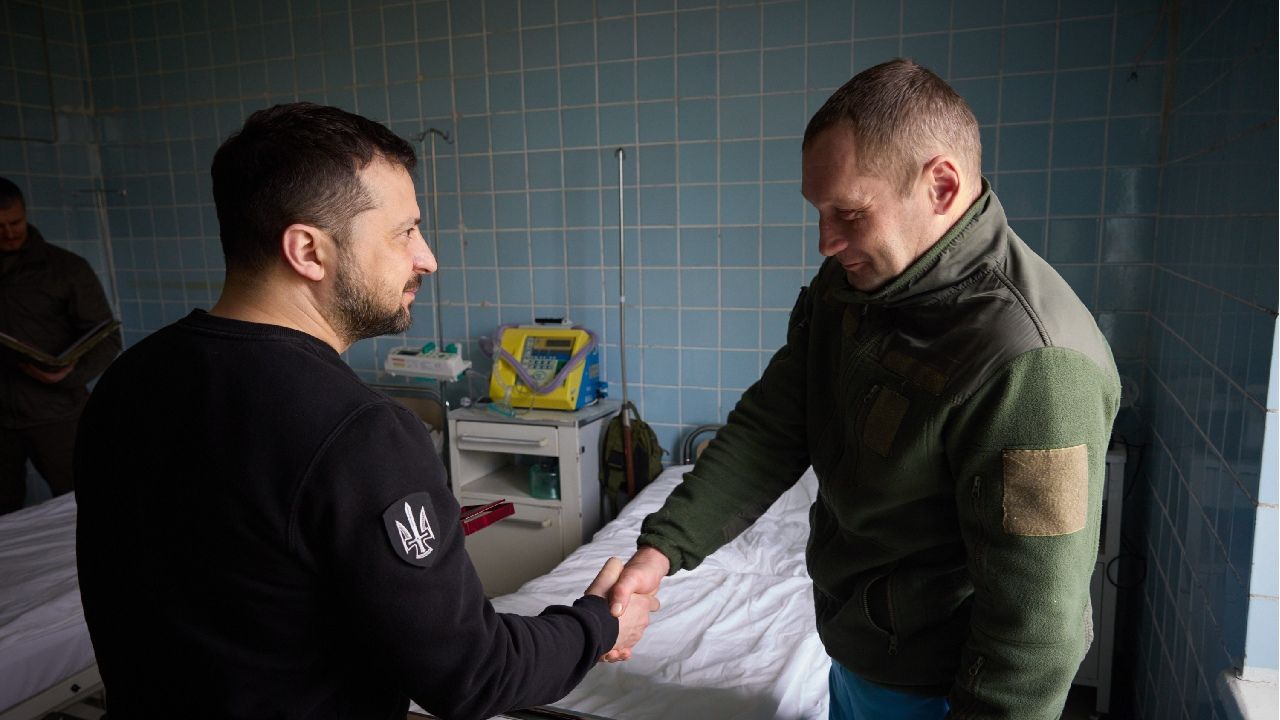 Зеленський в госпіталі