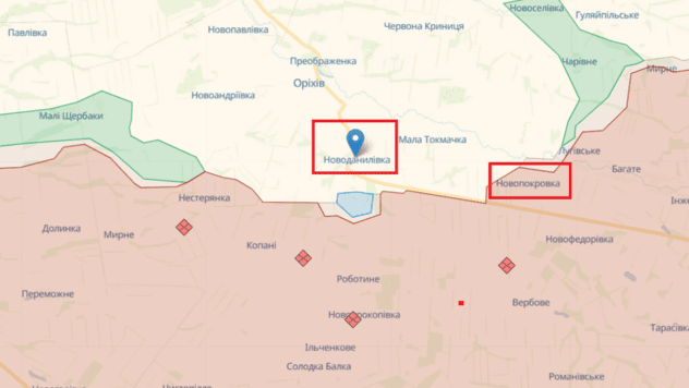 Карта боїв