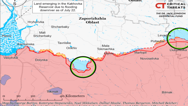 карта боїв 23 жовтня