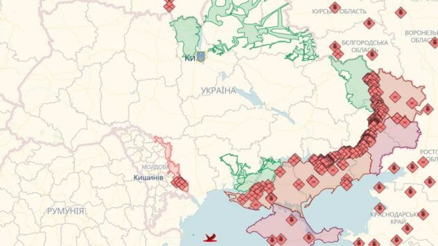 Карта бойових дій від DeepState