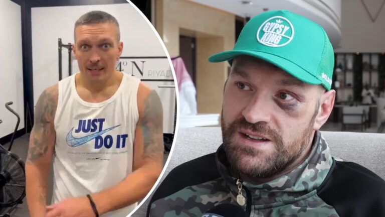 Усик записал дерзкое видеообращение к Фьюри насчет даты боя