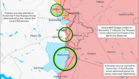 Карта бойових дій 13 листопада 2023