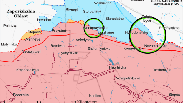 Карта бойових дій 13 листопада 2023