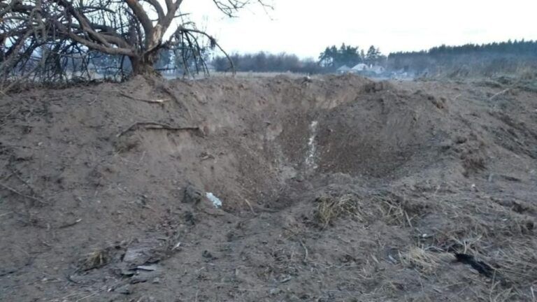 Падіння уламків дрона в Черкаській області 25 листопада 2023