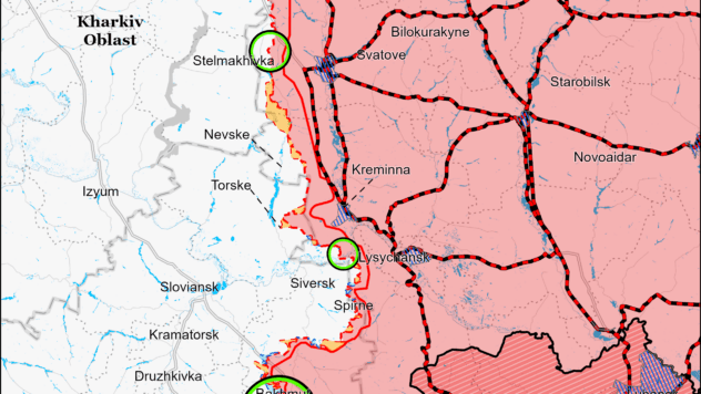 Карта бойових дій України 25 листопада 2023