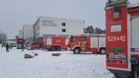 В польском Олецко горел отель, где жили 155 украинцев