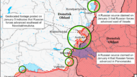 Карта бойових дій на 6 січня 2024
