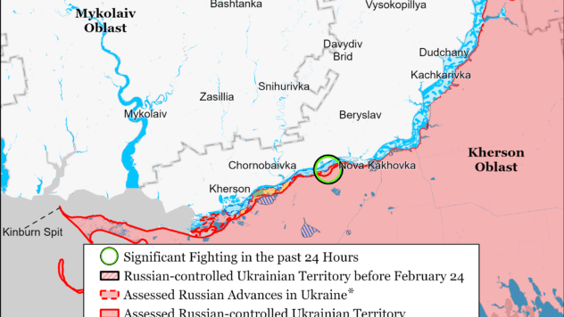 Карта бойових дій на 6 січня 2024