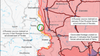 Карта бойових дій на 8 січня 2024