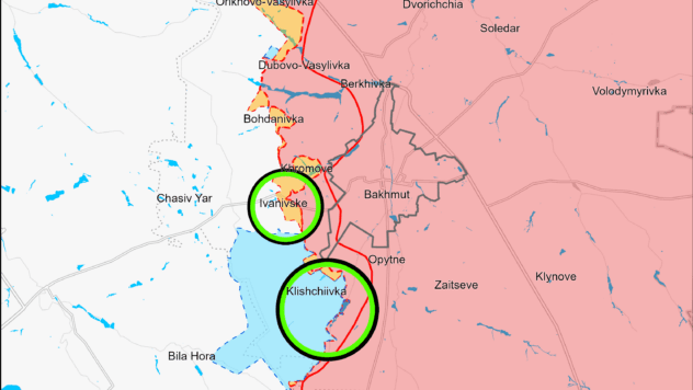 Карта бойових дій на 19 березня 2024