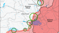 Карта бойових дій на 19 березня 2024