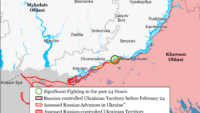 Карта бойових дій на 21 березня 2024