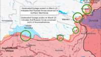 Карта бойових дій на 21 березня 2024