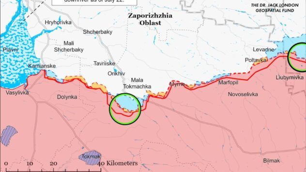 карта на 25 березня