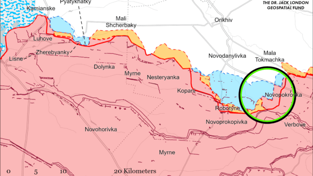 Карта бойових дій на 5 квітня 2024