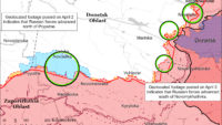 Карта бойових дій на 5 квітня 2024