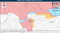 Карта бойових дій на 21 липня 2024
