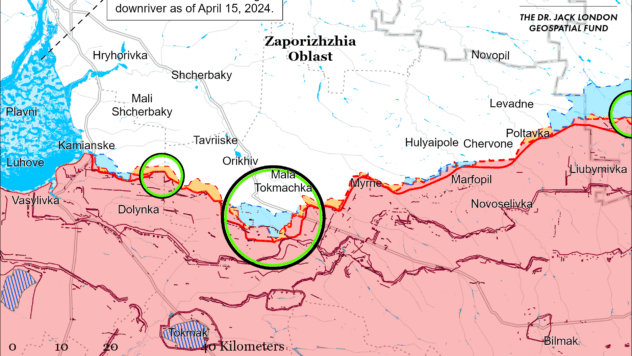 Карта бойових дій на 21 липня 2024