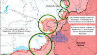 Карта бойових дій на 22 вересня 2024