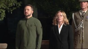 Володимир Зеленський і Джорджа Мелоні