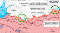 Карта бойових дій на 14 листопада 2024