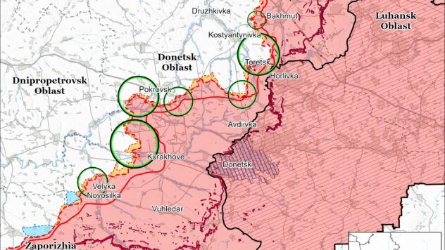 Карта бойових дій на 5 березня 2025