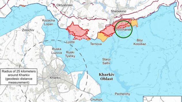 Карта бойових дій на 22 березня 2025