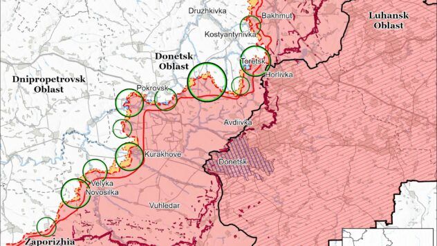 Карта бойових дій на 27 березня 2025