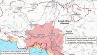 Карта бойових дій на 7 квітня 2025