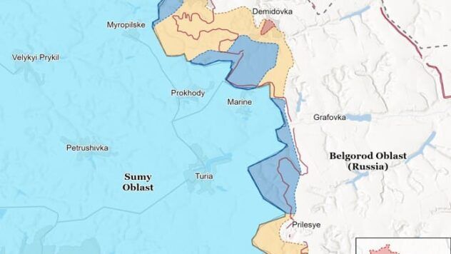 Карта бойових дій на 11 квітня 2025