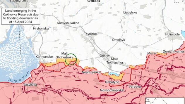 Карта бойових дій на 11 квітня 2025