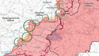 Карта бойових дій на 12 квітня 2025