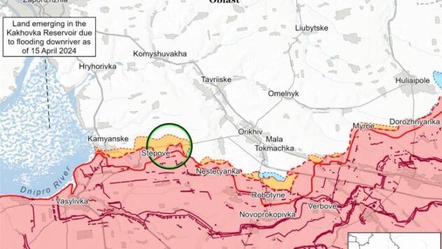 Карта бойових дій на 12 квітня 2025