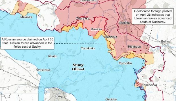 карта боїв на 1 травня карта боїв на 1 травня