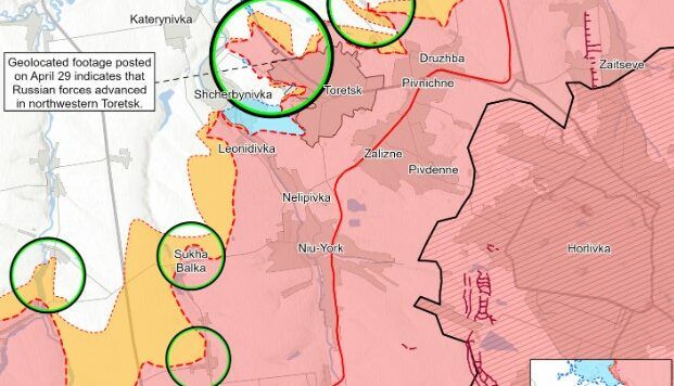 карта боїв на 1 травня карта боїв на 1 травня